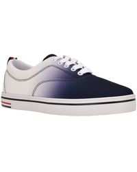 Tommy Hilfiger Iconic Slip On Canvas Sneakers In Navy in Blue for 