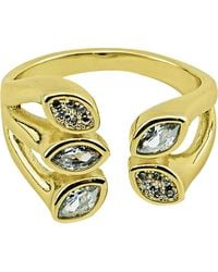 Panacea - Marquise Crystal Open Band Ring - Lyst