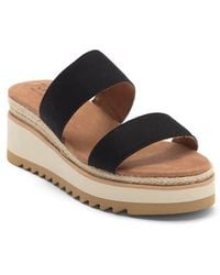 TOMS - Lilo Platform Wedge Sandal - Lyst