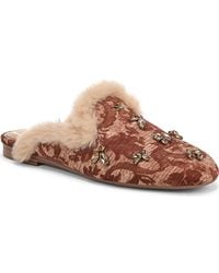 Circus by Sam Edelman - Tillie Faux Fur Trim Mule - Lyst