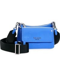 Kate Spade - Double Up Patent Leather Crossbody Bag - Lyst