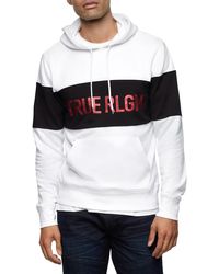 true religion stripe hoodie