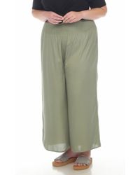 Boho Me - Smocked Wide Leg Pants - Lyst