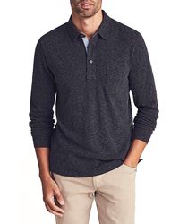faherty long sleeve polo