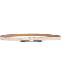 Kate Spade - Bow Logo Plate Belt - Lyst