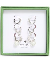Kate Spade - Set Of 3 Assorted Mini Hoop Earrings - Lyst