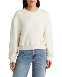 Rag & Bone - Cotton Blend French Terry Sweatshirt - Lyst