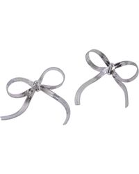 MacRae & Co - Ribbon Bow Stud Earrings - Lyst