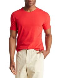 T.R. Premium - Solid V-Neck T-Shirt - Lyst