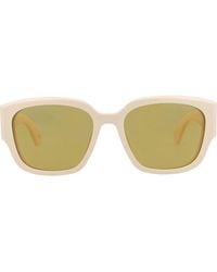 McQueen - 55Mm Square Sunglasses - Lyst