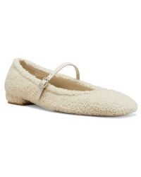Stuart Weitzman - Lennox Genuine Shearling Ballet Flat - Lyst