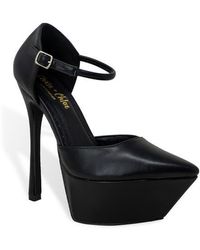 In Touch Footwear - Pointy Toe D'Orsay Platform Pump - Lyst