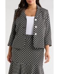 Kasper - Dot Three Button Jacket - Lyst