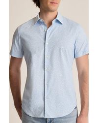 Bonobos - Slim Fit Tech Performance Short Sleeve Button-Up Shirt - Lyst