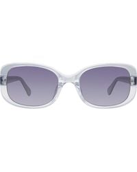Kate Spade - Dionna 52Mm Polarized Gradient Rectangular Sunglasses - Lyst