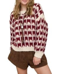 Blu Pepper - Open Stitch Sweater - Lyst