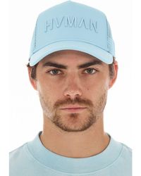 HVMAN - Logo Mesh Trucker Hat - Lyst