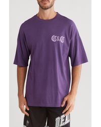 Crooks and Castles - Oversize Heavy Wash Logo Graphic T-shirt - Lyst