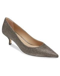 Stuart Weitzman - Power Pointed Toe Kitten Heel Pump - Lyst