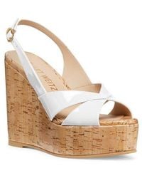 Stuart Weitzman - Carmen Wedge Sandal - Lyst