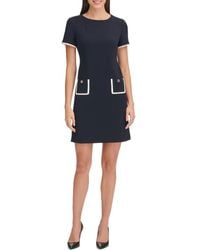 Tommy Hilfiger - S Legacy Scuba Crepe Two Pocket Dress - Lyst