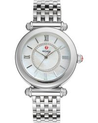 Michele - Caber Diamond Bracelet Watch - Lyst
