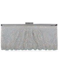 Jessica Mcclintock - Simona Rhinestone Mesh Clutch - Lyst