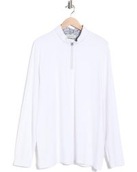 Bugatchi - Quarter Zip Performance Pullover - Lyst