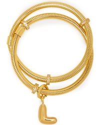 Saachi - Bubble Charm Initial Bracelet - Lyst