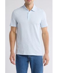 Vince - Short Sleeve Slub Polo - Lyst