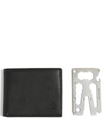 Original Penguin - Leather Wallet & Card Tool Set - Lyst