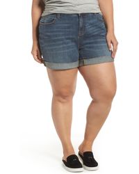 caslon denim shorts