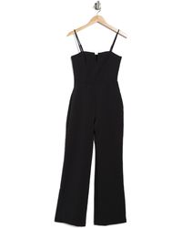 Socialite Wide Leg Jumpsuit In Tan 