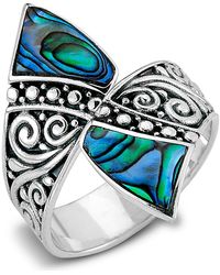 Samuel B. - Abalone Bypass Ring - Lyst