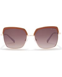 Ted Baker - 55Mm Square Sunglasses - Lyst