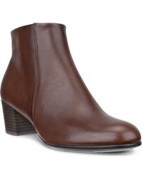 Ecco - Shape Low Zip Bootie - Lyst