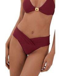 ViX - Solid Beta Brazilian Bikini Bottoms - Lyst