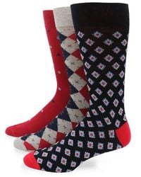 Lorenzo Uomo - Diamond Cotton Blend Dress Socks Pack - Lyst