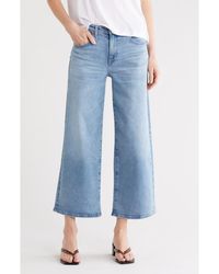AG Jeans - Cherise Crop Wide Leg Jeans - Lyst