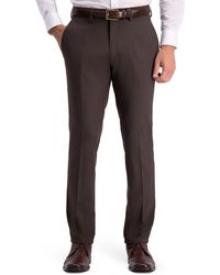 Kenneth Cole - Reaction Shadow Check Slim Fit Dress Pants - Lyst