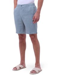 Bugatchi - Trent Drawstring Linen Shorts - Lyst
