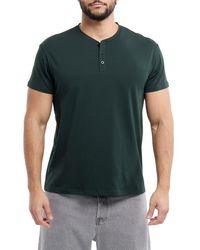 Xray Jeans - Short Sleeve Henley - Lyst