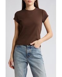 Madewell - Supima Cotton Rib T-shirt - Lyst