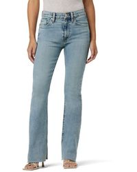 Hudson Jeans - Barbara Raw Hem High Waist Bootcut Jeans - Lyst