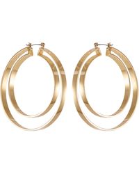 Vince Camuto - Clearly Disco Double Hoop Earrings - Lyst