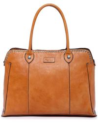 Old Trend - Soul Stud Leather Satchel Bag - Lyst