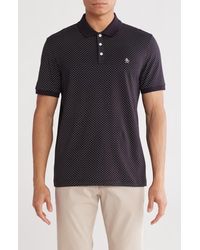 Original Penguin - Ditsy Diamond Cotton Jersey Polo - Lyst