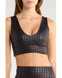 X By Gottex - Rib Insert Activewear Bra - Lyst