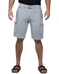 Xray Jeans - Belted Cotton Twill Cargo Shorts - Lyst