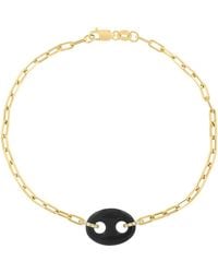 Effy - Diamond & Sterling Link Bracelet - Lyst